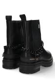 Черевики Mexx Hyun жіночі колір чорний на плоскому ходу Черевики Mexx Hyun жіночі колір чорний на плоскому ходу