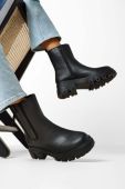 Черевики Mexx Keira жіночі колір чорний на плоскому ходу