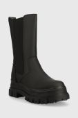 Черевики Buffalo Aspha Clf Rain Chelsea Hi жіночі колір чорний на платформі Черевики Buffalo Aspha Clf Rain Chelsea Hi жіночі колір чорний на платформі