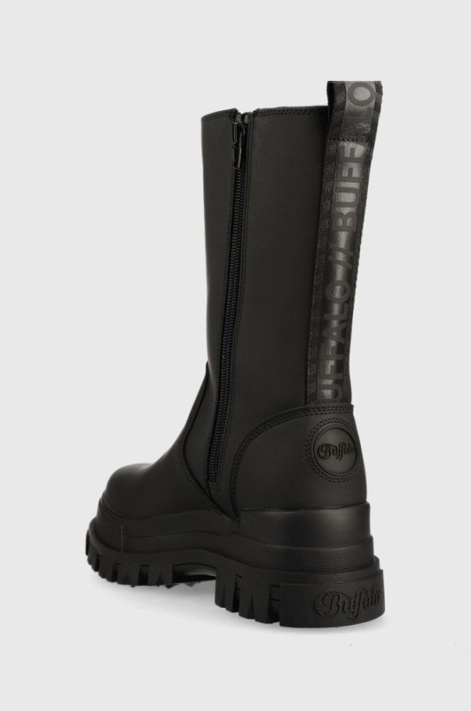 Черевики Buffalo Aspha Clf Rain Chelsea Hi жіночі колір чорний на платформі фото 3