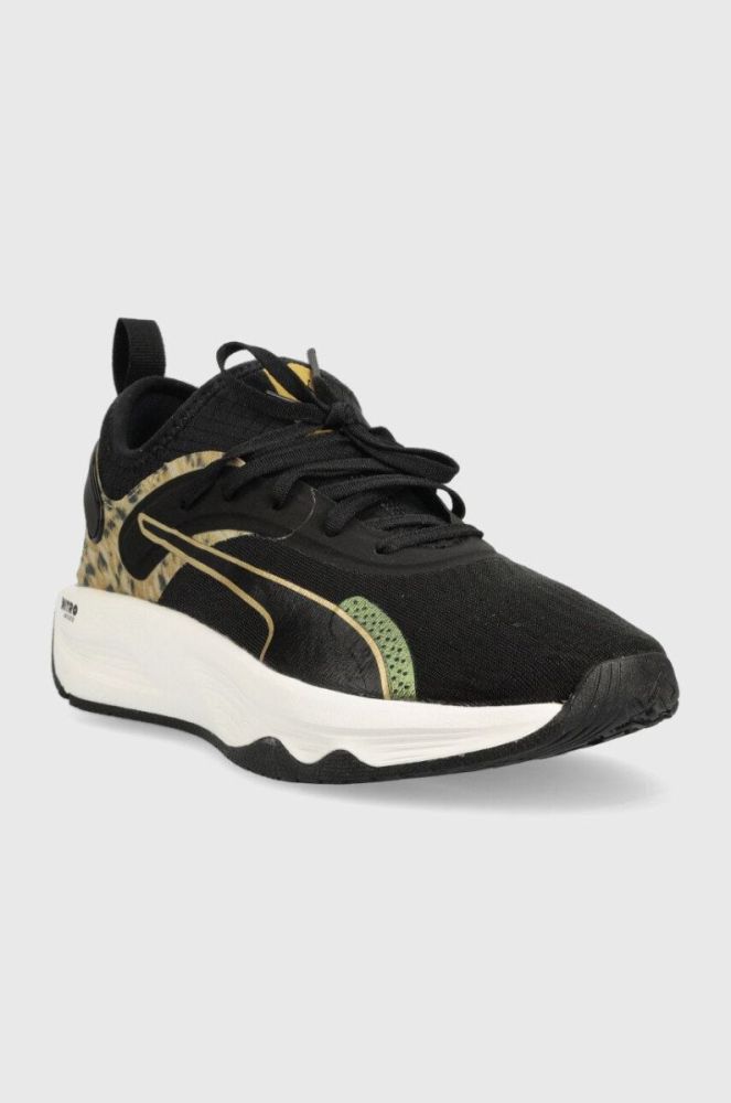 Кросівки для тренувань Puma PWR XX Nitro Safari Glam колір чорний фото 2