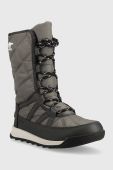 Зимові чоботи Sorel Whitney Ii Tall Lace колір сірий