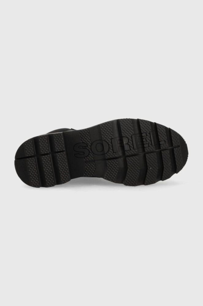Черевики Sorel Lennox Lace жіночі колір чорний на плоскому ходу фото 5