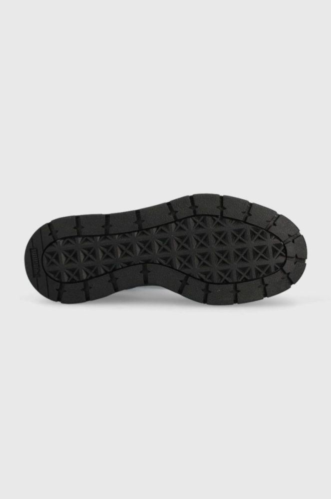 Шкіряні черевики Puma Mayze Stack жіночі колір білий на платформі 386272-01 фото 5