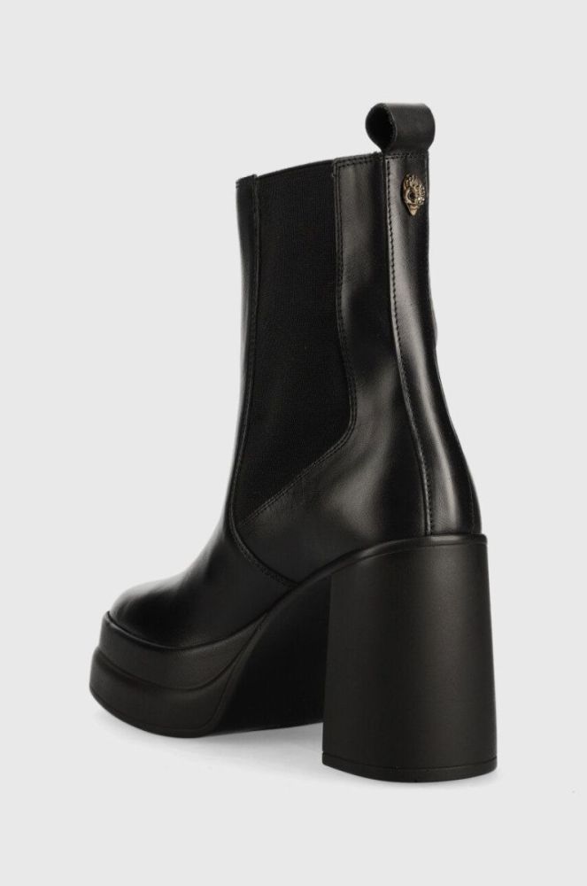 Шкіряні черевики Kurt Geiger London Stomp Heeled Chelsea жіночі колір чорний каблук блок 9319000109 фото 3