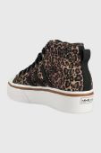 Кеди adidas Originals Nizza Platform Mid жіночі колір коричневий