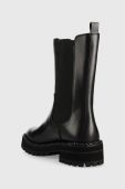 Шкіряні черевики Liu Jo Pink 215 жіночі колір чорний на платформі Шкіряні черевики Liu Jo Pink 215 жіночі колір чорний на платформі