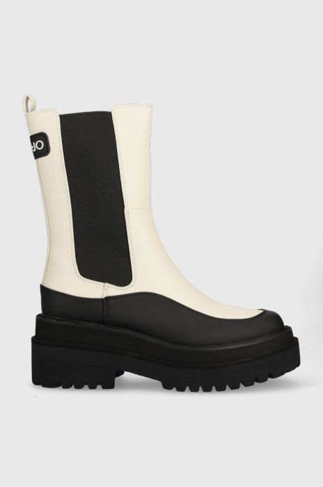 Черевики Liu Jo Purple 32 жіночі колір бежевий на платформі