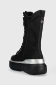 Черевики Liu Jo June 06 жіночі колір чорний на платформі Черевики Liu Jo June 06 жіночі колір чорний на платформі