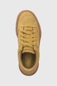 Шкіряні кросівки Puma Mayze Stack Suede Wns колір бежевий 383983-03