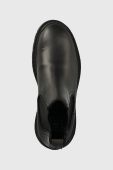Шкіряні черевики G-Star Raw Blake Chs Lea жіночі колір чорний каблук блок