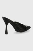 Шльопанці Karl Lagerfeld Panache Hi колір чорний