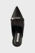 Шльопанці Karl Lagerfeld Panache Hi колір чорний
