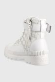Черевики Karl Lagerfeld Trekka Ii жіночі колір білий на платформі (2555401)