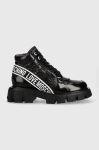 Черевики Love Moschino жіночі колір чорний на плоскому ходу (2849996) Черевики Love Moschino жіночі колір чорний на плоскому ходу (2849996)