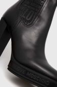 Шкіряні черевики Love Moschino жіночі колір чорний каблук блок (2873265) Шкіряні черевики Love Moschino жіночі колір чорний каблук блок (2873265)