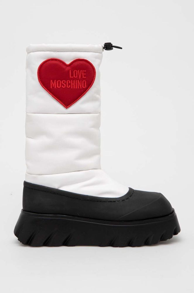 Зимові чоботи Love Moschino колір білий (2873269)