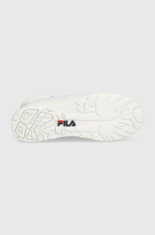 Шкіряні черевики Fila Grunge Ii L колір білий на платформі фото 5