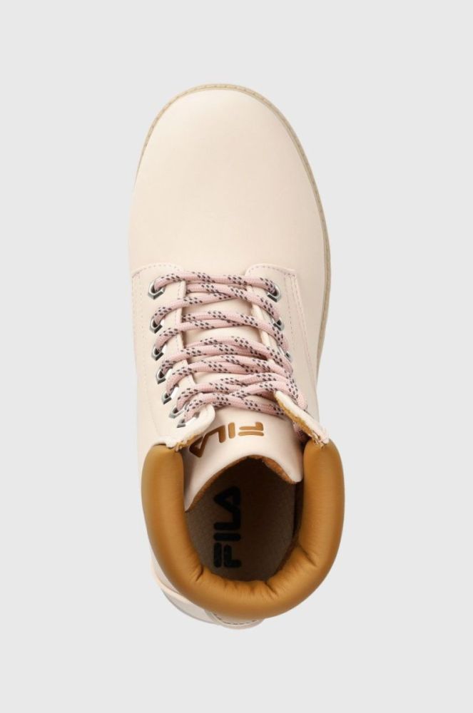 Черевики Fila Maverick жіночі колір рожевий на плоскому ходу фото 4