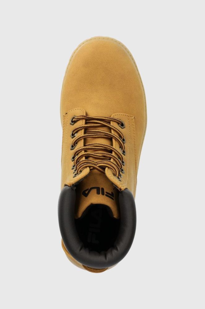 Черевики Fila Maverick жіночі колір коричневий на плоскому ходу фото 4