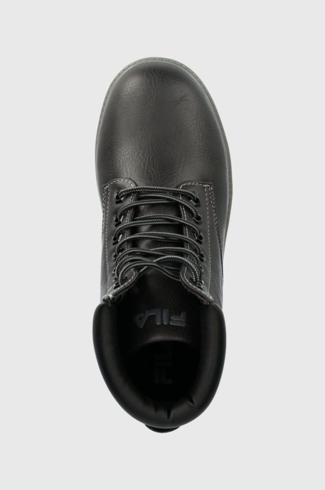 Черевики Fila Maverick жіночі колір чорний на плоскому ходу фото 4