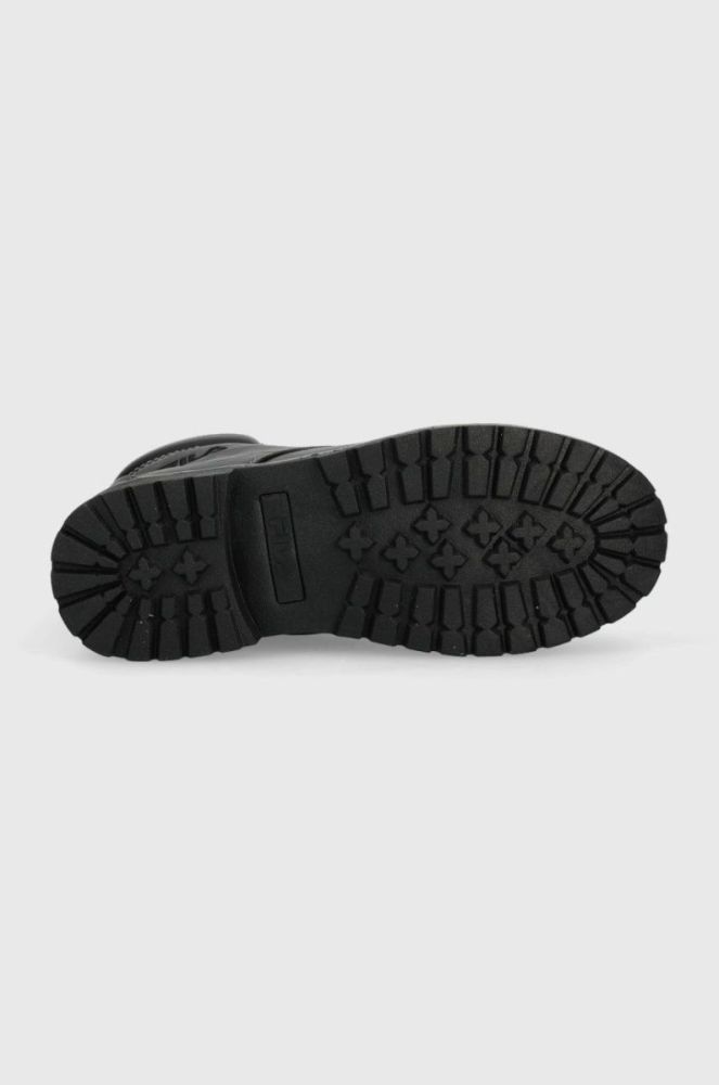Черевики Fila Maverick жіночі колір чорний на плоскому ходу фото 5