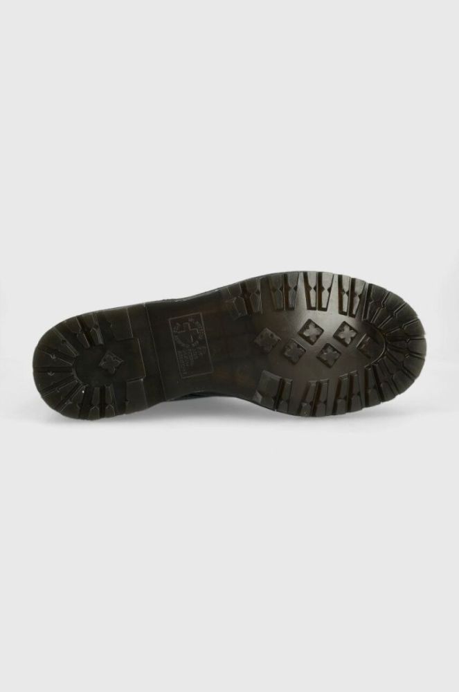 Шкіряні черевики Dr. Martens 1460 Serena жіночі колір чорний на плоскому ходу утеплене фото 4