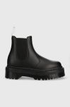 Черевики Dr. Martens V 2976 Quad Mono жіночі колір чорний на платформі DM27560001-Black Черевики Dr. Martens V 2976 Quad Mono жіночі колір чорний на платформі DM27560001-Black