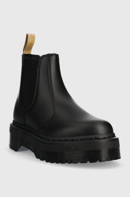 Черевики Dr. Martens V 2976 Quad Mono жіночі колір чорний на платформі DM27560001-Black фото 2