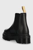 Черевики Dr. Martens V 2976 Quad Mono жіночі колір чорний на платформі DM27560001-Black Черевики Dr. Martens V 2976 Quad Mono жіночі колір чорний на платформі DM27560001-Black