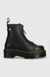 Шкіряні черевики Dr. Martens Jetta жіночі колір чорний на платформі DM27656001-Black Шкіряні черевики Dr. Martens Jetta жіночі колір чорний на платформі DM27656001-Black