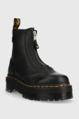 Шкіряні черевики Dr. Martens Jetta жіночі колір чорний на платформі DM27656001-Black