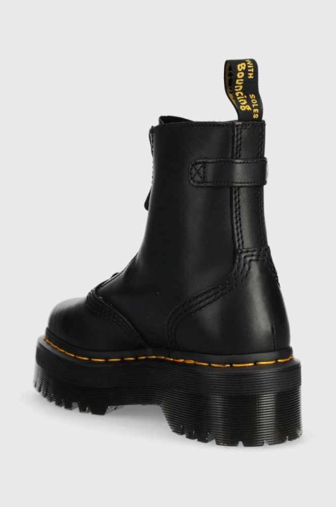 Шкіряні черевики Dr. Martens Jetta жіночі колір чорний на платформі DM27656001-Black фото 3