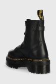 Шкіряні черевики Dr. Martens Jetta жіночі колір чорний на платформі DM27656001-Black