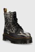 Шкіряні черевики Dr. Martens Jadon жіночі колір чорний на платформі