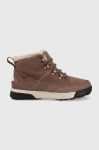 Черевики The North Face Sierra Mid жіночі колір коричневий утеплене Черевики The North Face Sierra Mid жіночі колір коричневий утеплене