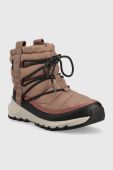 Зимові чоботи The North Face WOMEN S THERMOBALL LACE UP WP колір коричневий