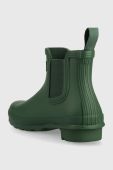 Гумові чоботи Hunter Original Chelsea жіночі колір зелений WFS2078RMA