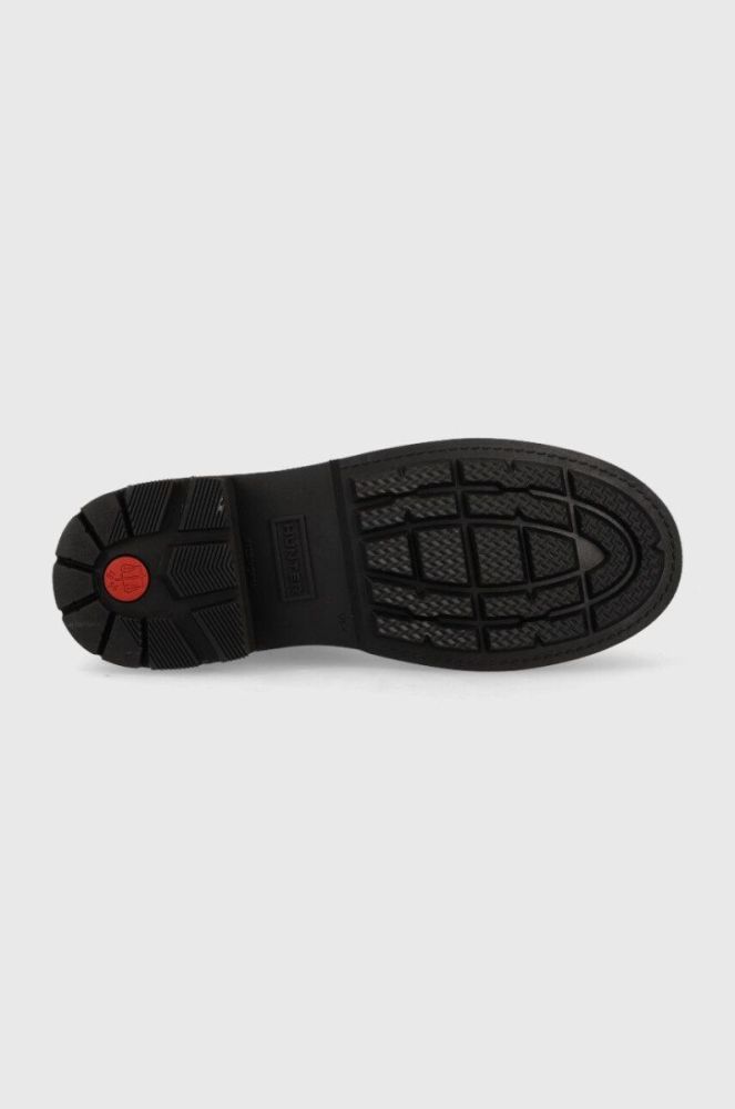 Гумові чоботи Hunter Ref Stitch Detail Chelsea жіночі колір чорний WFS2100RMA фото 5