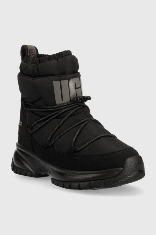 Зимові чоботи UGG W Yose Puffer Mid колір чорний 1131978.BLK-BLK фото 2