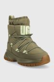 Зимові чоботи UGG W Yose Puffer Mid колір зелений 1131978.BTOL-BTOL