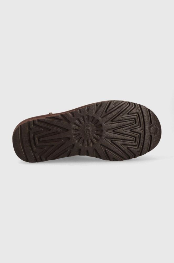 Шкіряні чоботи UGG W Classic Ultra Mini колір коричневий фото 5