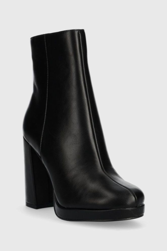 Черевики Steve Madden Main жіночі колір чорний каблук блок фото 2