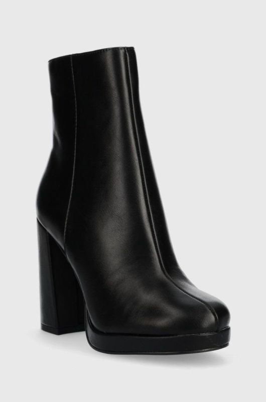 Черевики Steve Madden Main жіночі колір чорний каблук блок фото 2