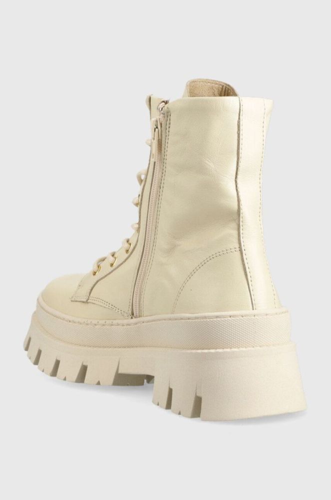 Черевики Steve Madden Frederique жіночі колір бежевий на платформі фото 3