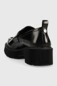 Мокасини Steve Madden Marleigh жіночі колір чорний на платформі