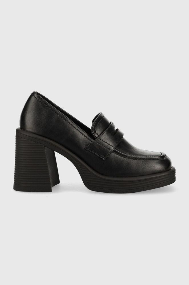 Туфлі Steve Madden Far-out колір чорний каблук блок