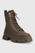 Черевики Steve Madden Forecast жіночі колір коричневий на платформі Черевики Steve Madden Forecast жіночі колір коричневий на платформі