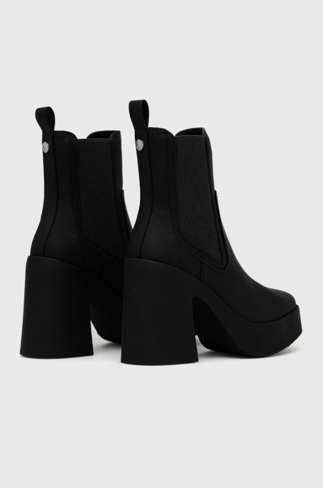 Черевики Steve Madden Climate жіночі колір чорний каблук блок фото 3