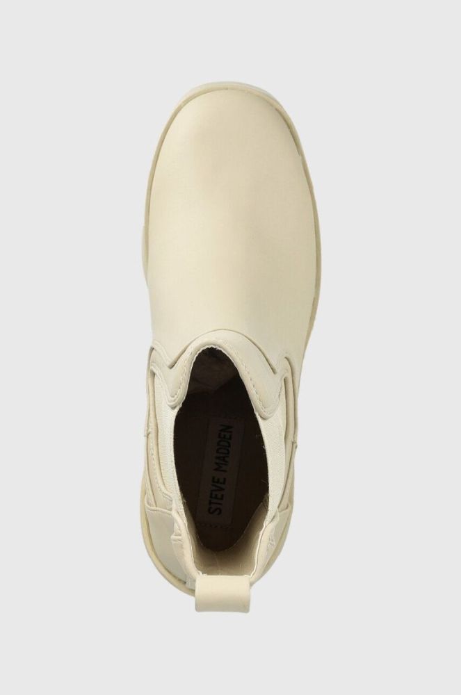 Черевики Steve Madden Climate жіночі колір бежевий каблук блок фото 4